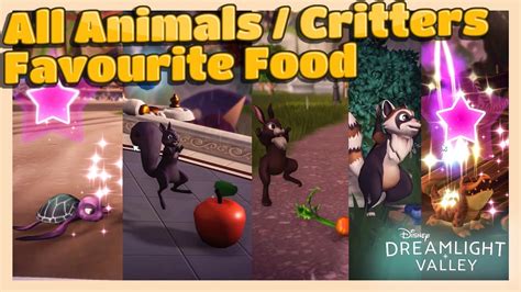 Critters Guide: How to Feed Animals and All Favorite Foods